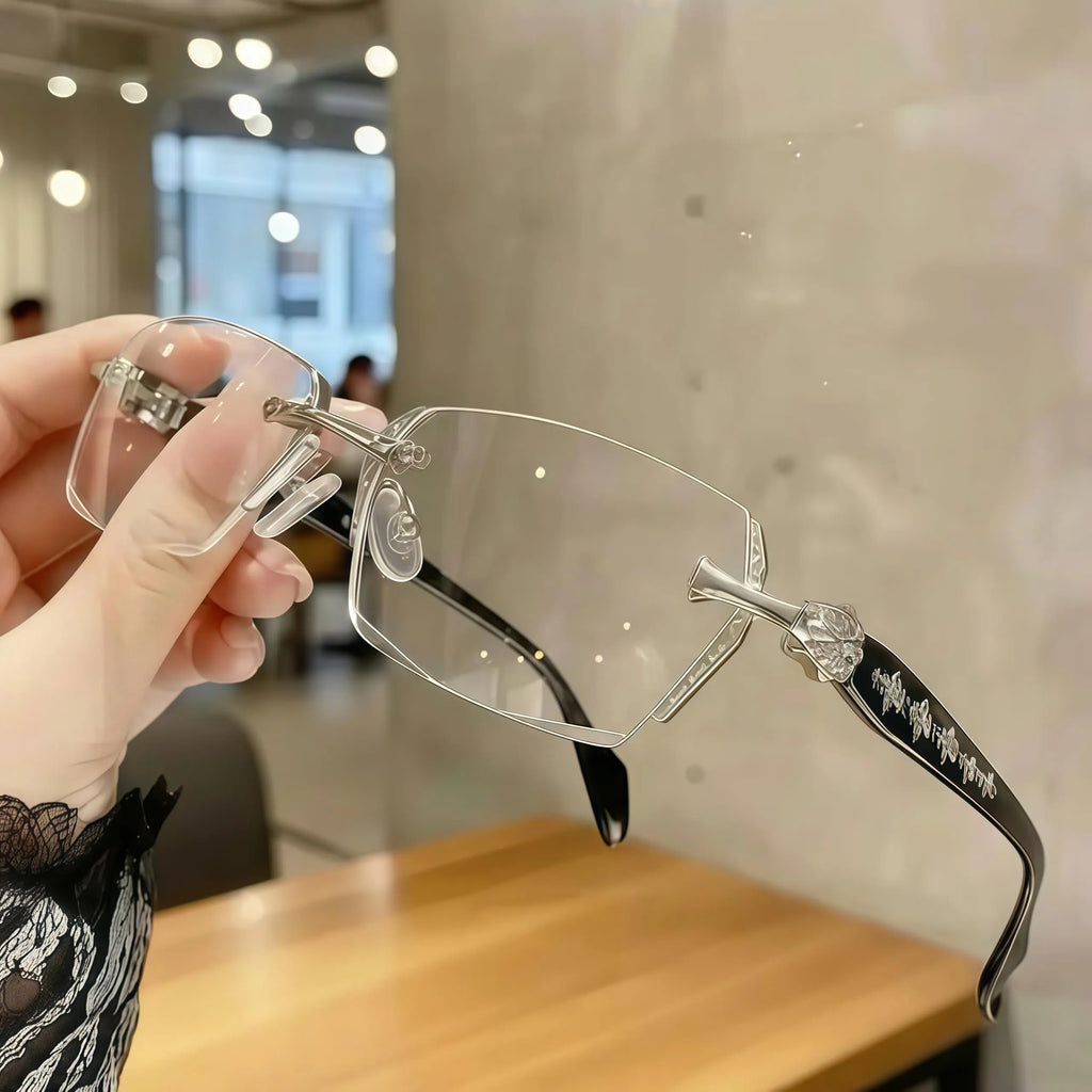Valentino Rimless Glasses
