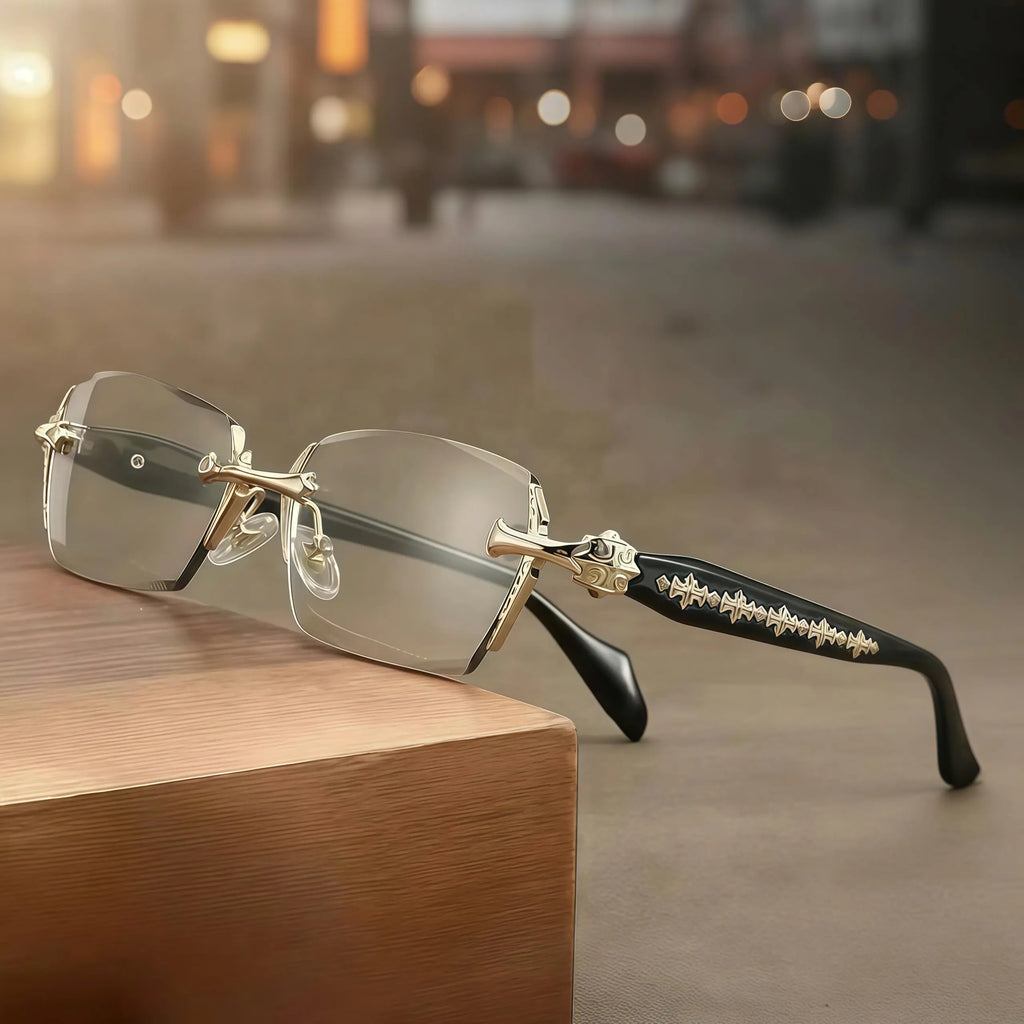 Valentino Rimless Glasses