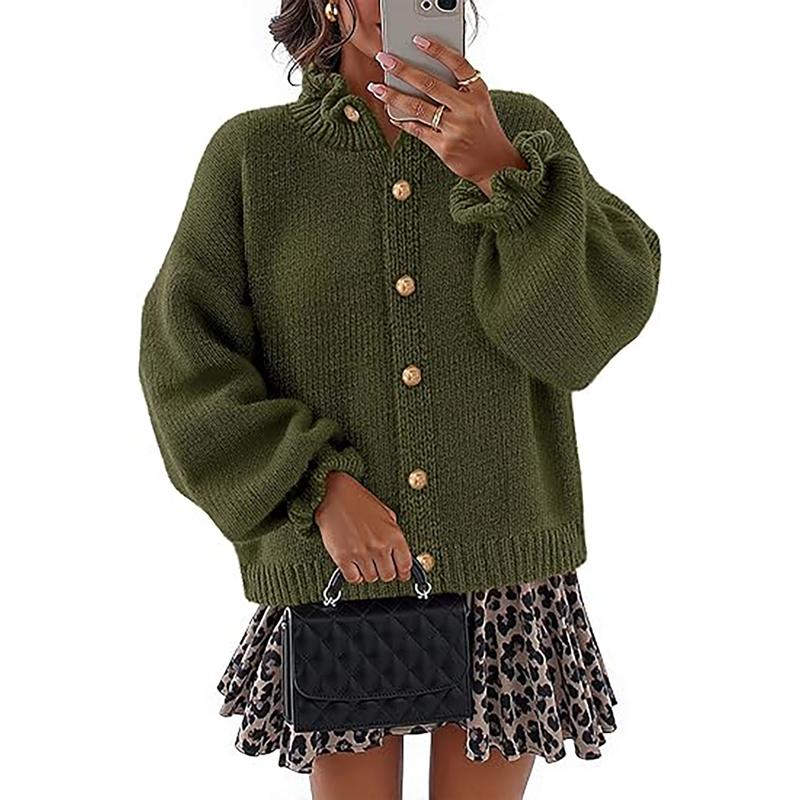 Sines Buttoned Knit Cardigan