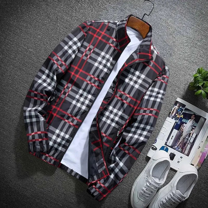 Monza Check Windbreaker