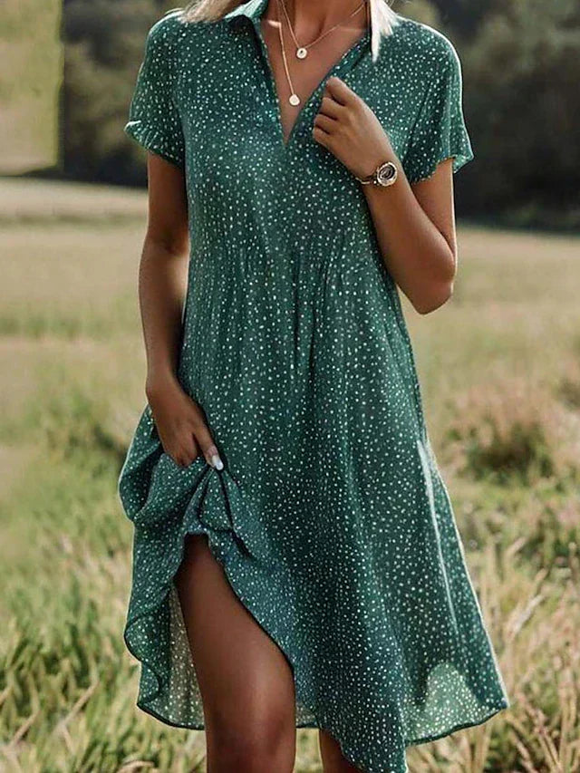 Maribel Women’s Button-Down Polka Dot Dress