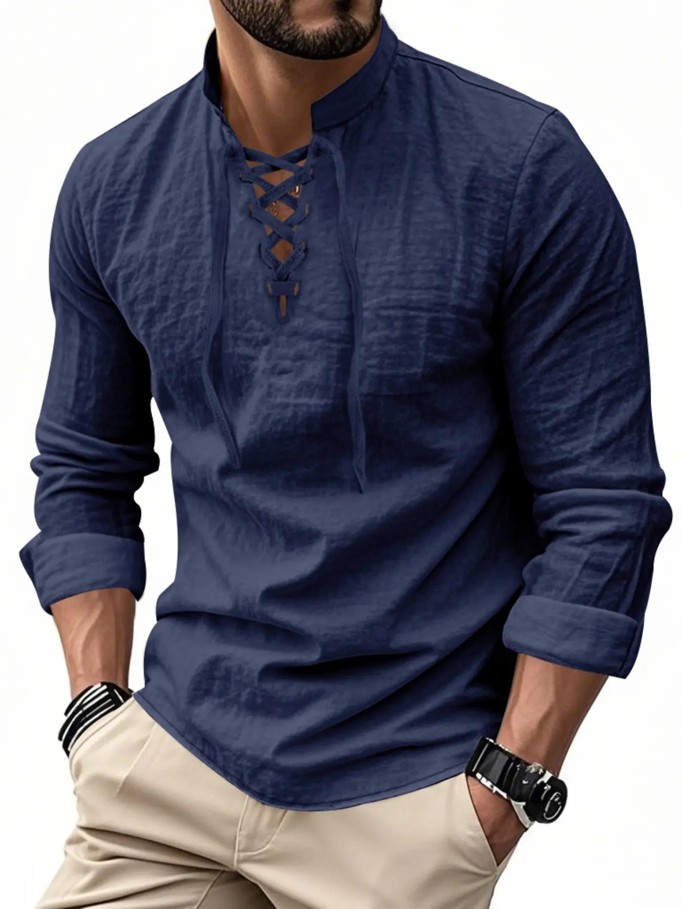 Valen Lace-Up Shirt