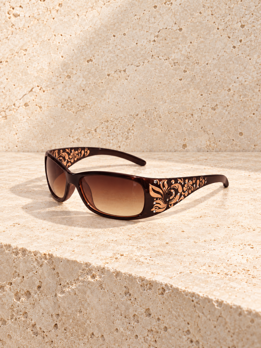 Vivienne Floral Oversized Sunglasses
