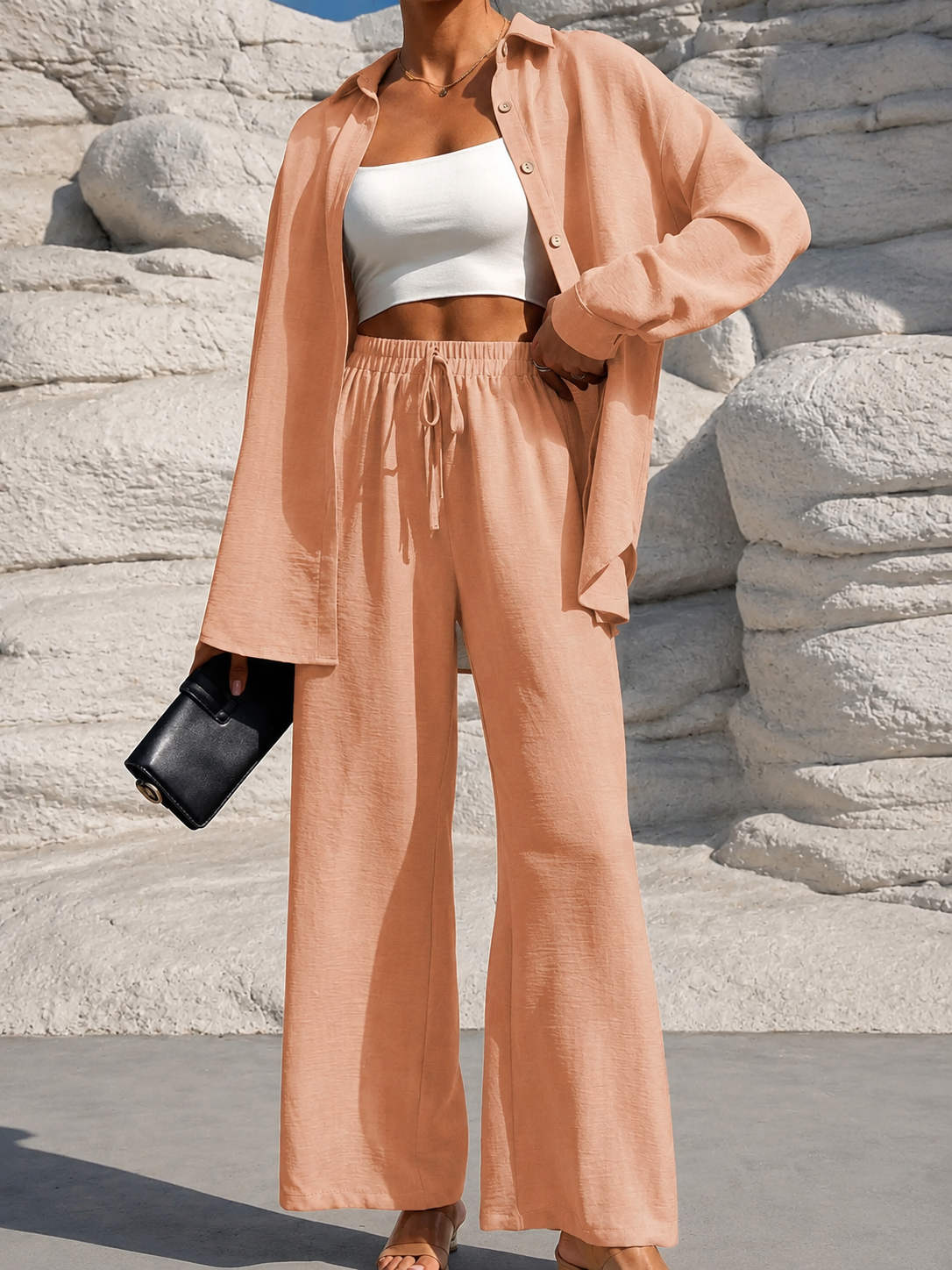 Coastal Linen Co-Ord Set