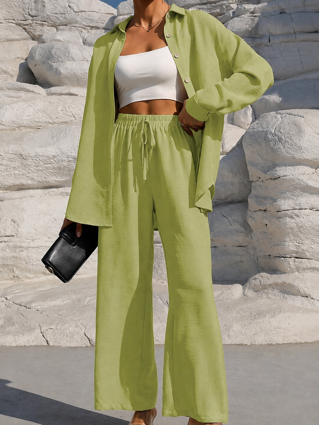 Coastal Linen Co-Ord Set