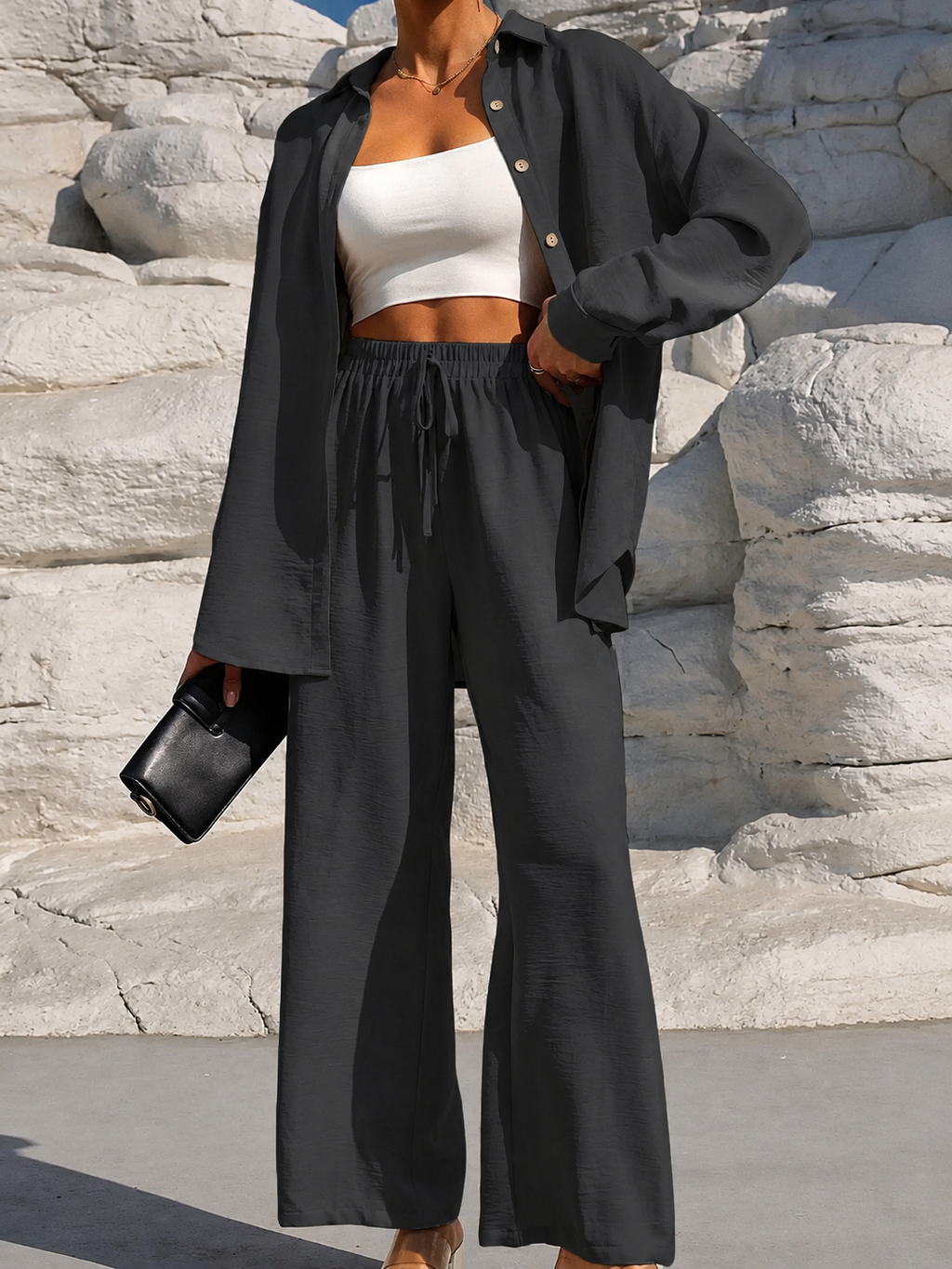 Coastal Linen Co-Ord Set