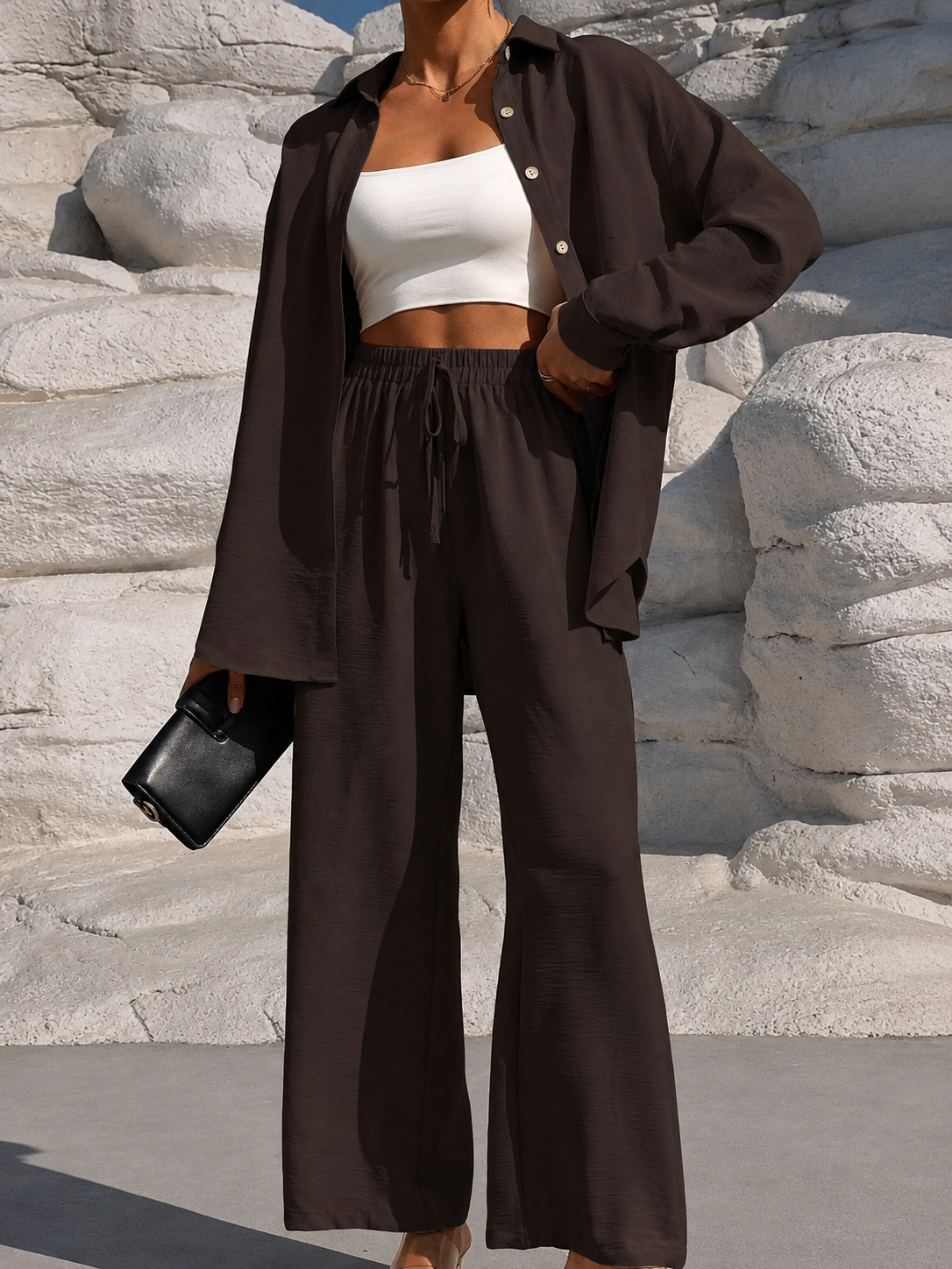 Coastal Linen Co-Ord Set