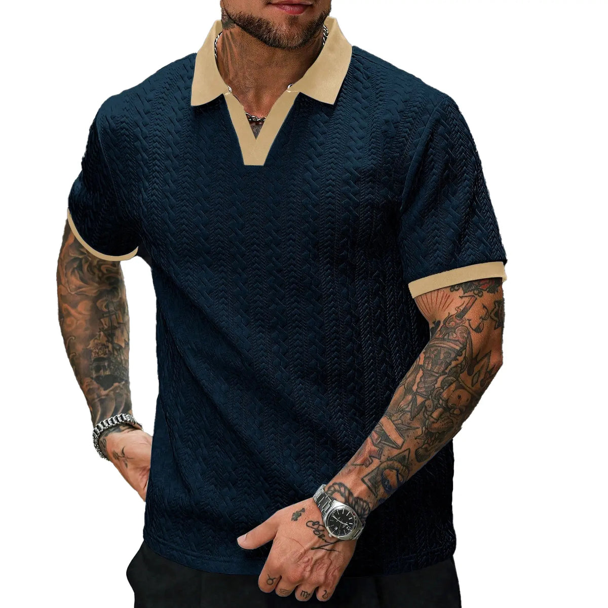 Portofino Textured Polo – Cody Matthew