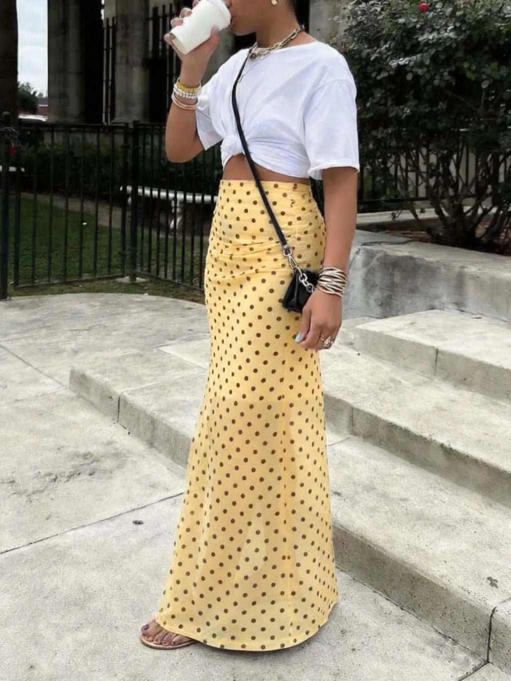 Leona Printed Maxi Skirt