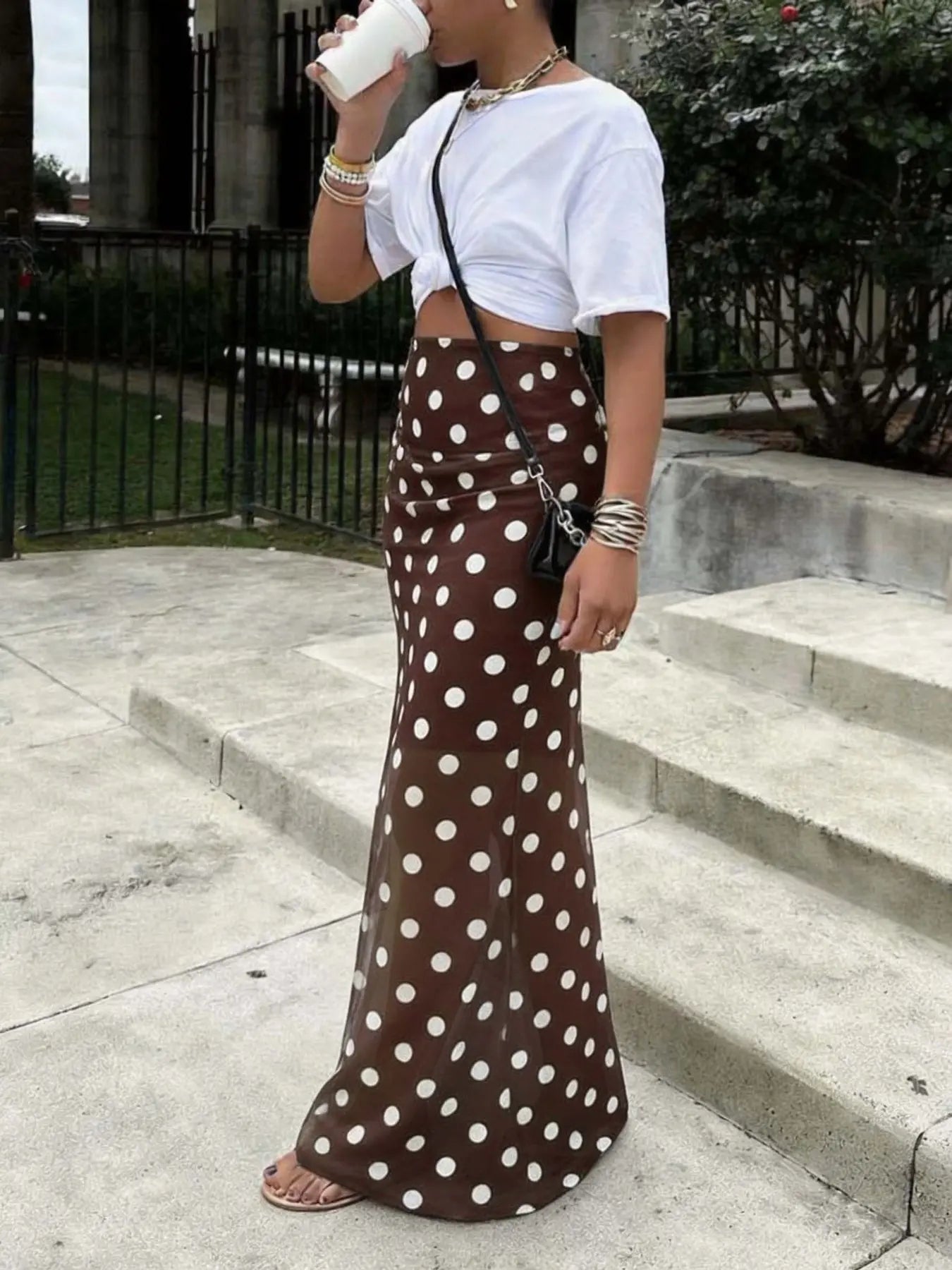 Leona Printed Maxi Skirt