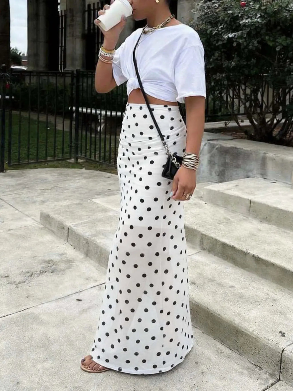 Leona Printed Maxi Skirt